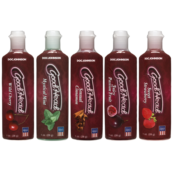 GoodHead 5 Pack Assorted Flavors 1 ounce Bottles