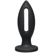 Kink Wet Works 5 inches Silicone Lube Luge Plug Black