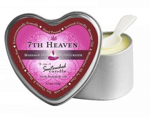 Earthly Body 3-in-1 Candle Heart 7th Heaven 4oz