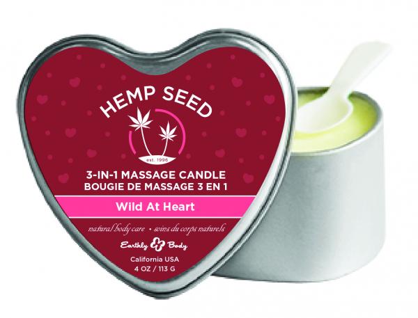 2017 Valentines 3 In 1 Massage Candle Wild At Heart 4oz