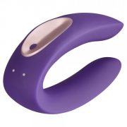 Partner Plus Couples U-Shaped Vibrator Purple
