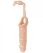 Adam's Penis Extension With Prostate Probe Beige
