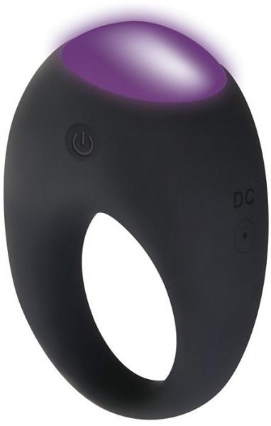 Rechargeable Eclipse Light Up Ring Black
