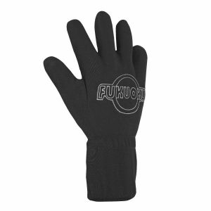 Five Finger Massage Glove Right Hand - Black- Medium