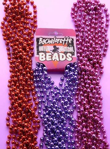 Bachelorette Bead Pink Metalic