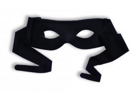 Masked Man with Ties Black O/S