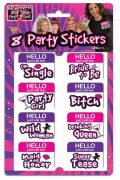 Bachelorette Stickers 8 Pack