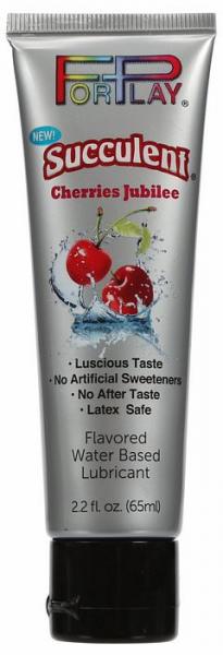 Forplay Succulents Lube Tube Cherries Jubilee 2.2oz