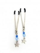 Tweezer W/Beads And Star Charm - Blue