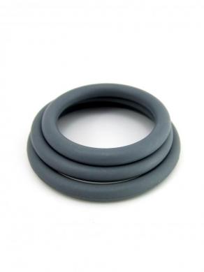 Nitrile Cock Ring 3Pc - Military Green