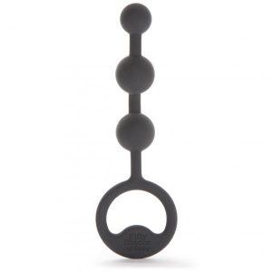 Carnal Bliss Silicone Pleasure Beads - Black
