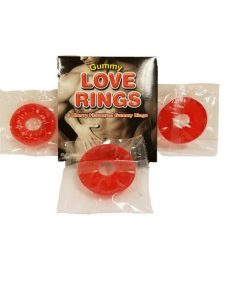 Gummy Love Ring Red Cherry Flavor