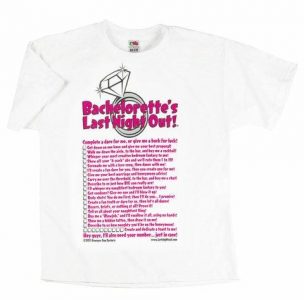 Bachelorette T-Shirt W/Pen