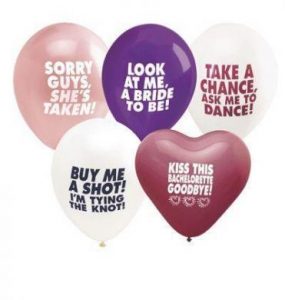 Bachelorette Balloon Asst. Colors