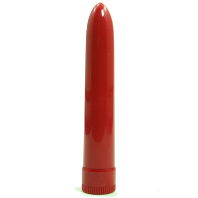 Lady's Mood 7 Inches Plastic Vibrator Red