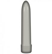 Ladys Choice 5 inch Plastic Vibrator - Off White
