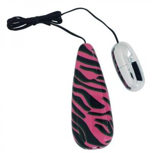 Primal Instincts Pink Zebra Bullet Vibrator
