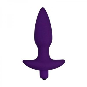 Corked 02 Silicone Anal Plug Waterproof Medium- Purple