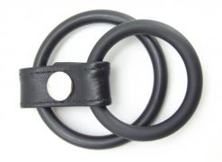 H2H Cock Ring Nitrile 1.25 inches Black