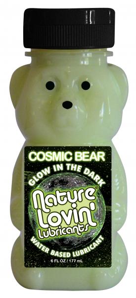 Cosmic Bear Glow in the Dark Water Based Lubricant 6 oz