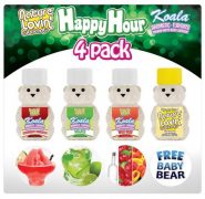 Happy Hour Flavored Lubricants 4 Pack 1.7oz