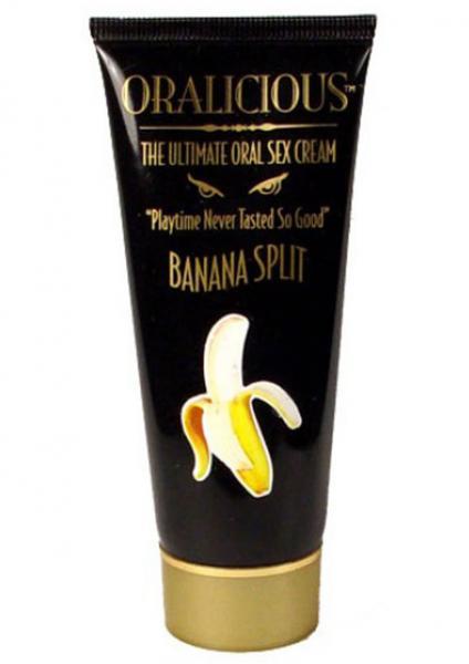 Oralicious Ultimate Oral Sex Cream 2 oz -  Banana Split