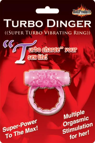Humm Dinger Turbo Vibrating Cock Ring Purple