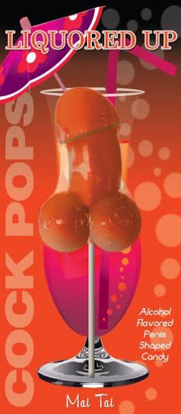 Cock Pop Mai Tai Flavor Lollipop