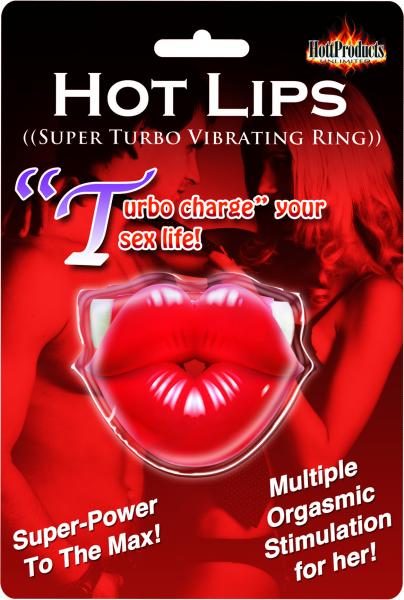 Hot Lips Turbo Dinger Vibrating Ring Red