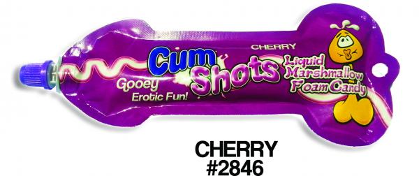 Cum Shots Liquid Marshmallow Foam Candy Cherry