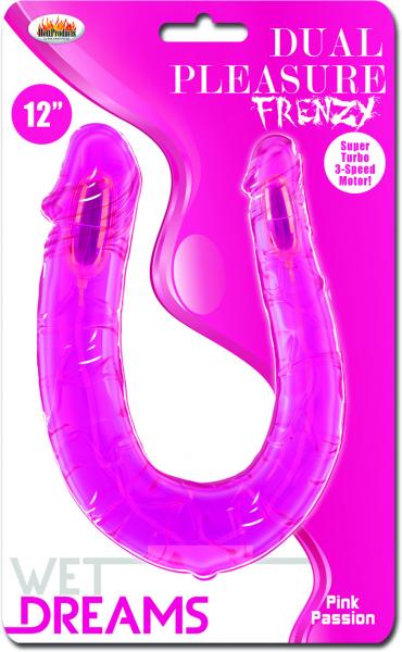 Dual Pleasure Frenzy Pink Double Dong