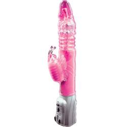 Wet Dreams Butterfly Buddy 6 Speed Thrusting Rabbit- Pink
