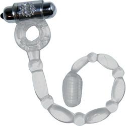 Wet Dreams Deep Snake Clear Ring Anal Beads