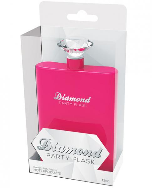 Diamond Party Flask Pink