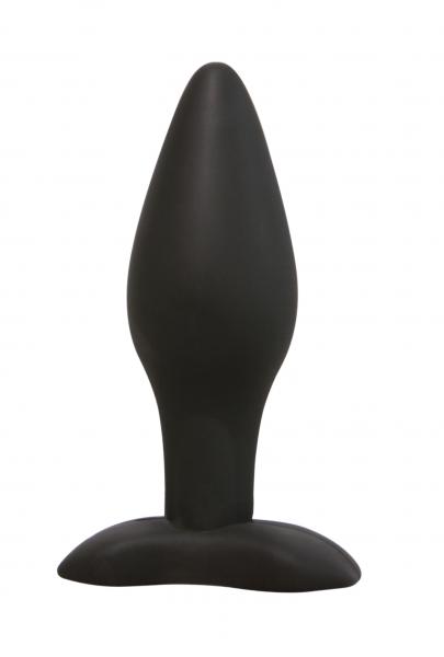 Silicone Pleaser Black Butt Plug