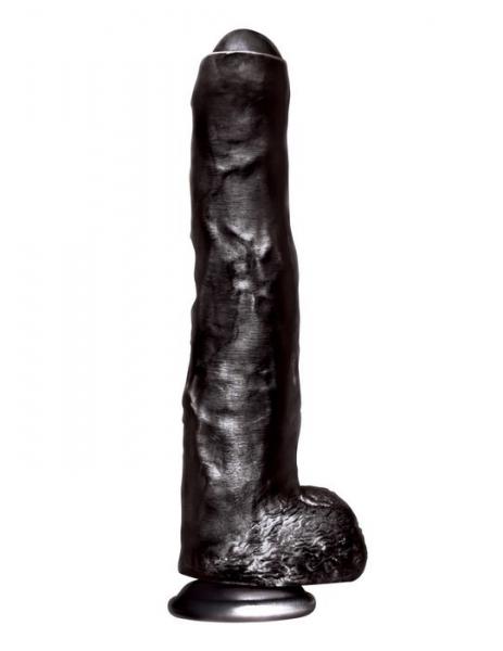 Big Black Cock Uncut Realistic Dildo