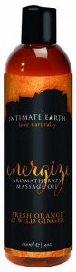 Intimate Earth Energize Massage Oil 4oz