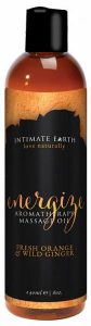 Intimate Earth Energize Massage Oil 8oz