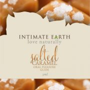 Intimate Earth Salted Caramel Flavored Glide Foil Pack .10oz