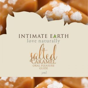 Intimate Earth Salted Caramel Flavored Glide Foil Pack .10oz