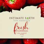 Intimate Earth Strawberry Flavored Glide Foil Pack .10oz