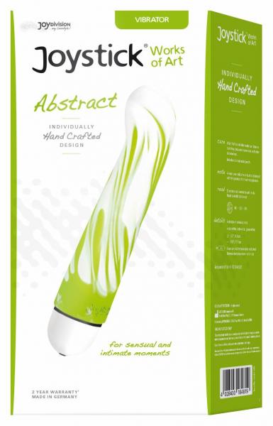 Joystick Works Of Art Abstract Green White Vibrator