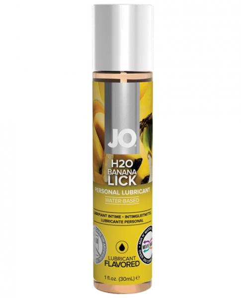 System JO H2O Flavored Lubricant Banana Lick 1oz