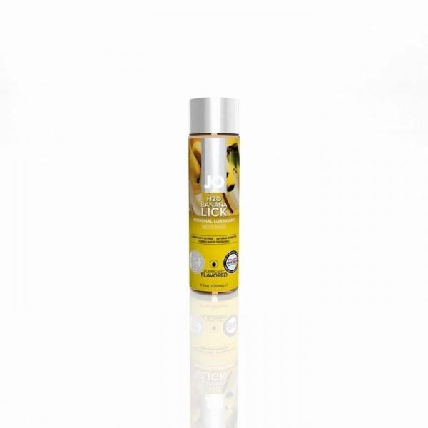 Jo H2O Flavored Water Based Lubricant Banana Lick 4Ounce