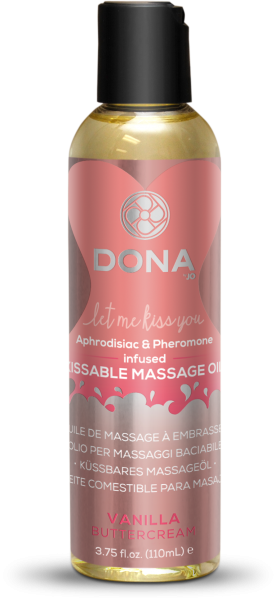 Dona Kissable Massage Oil Vanilla Buttercream 3.75 oz