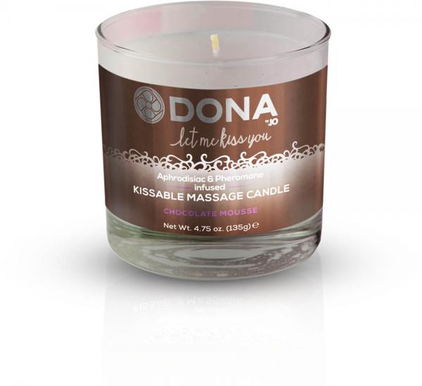 Dona Kissable Massage Candle Chocolate Mousse 4.75oz