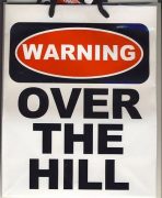 Warning Over The Hill Gift Bag