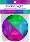 Ladiies Night Relationship Trivia Coasters
