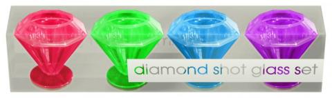 Ladies Night Diamond Sot Glass Set