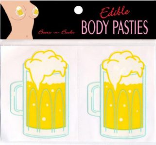 Edible Body Pasties Beer N Boobs